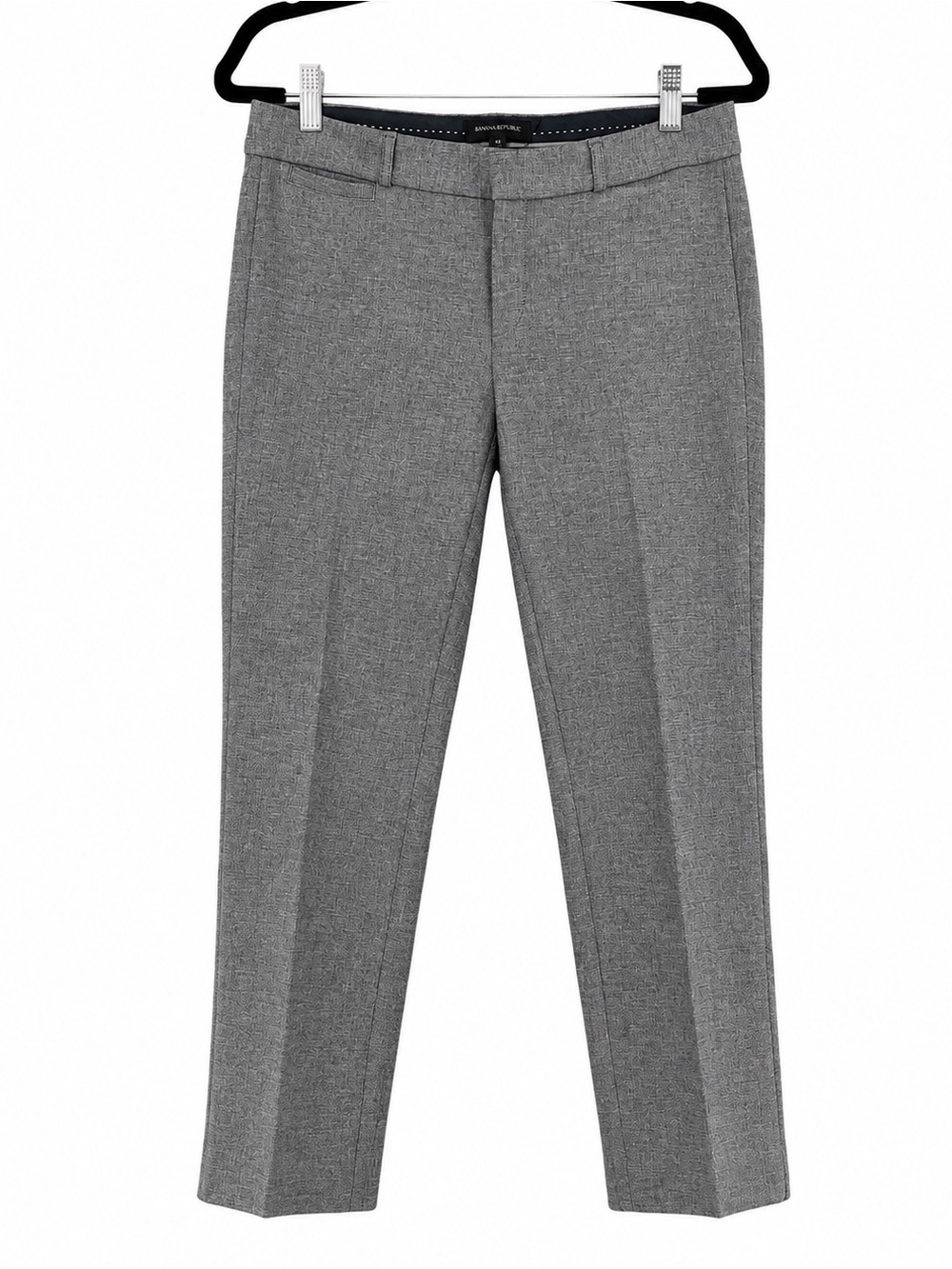 Banana Republic Sloan Fit Ankle Pants Gray Size 6 Career Stretch Trouser